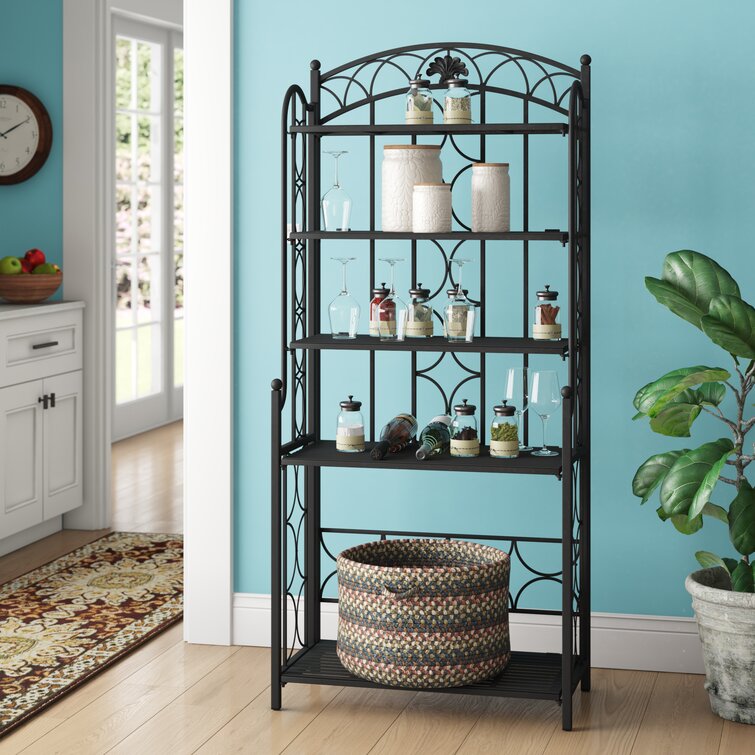 Teal outlet bakers rack